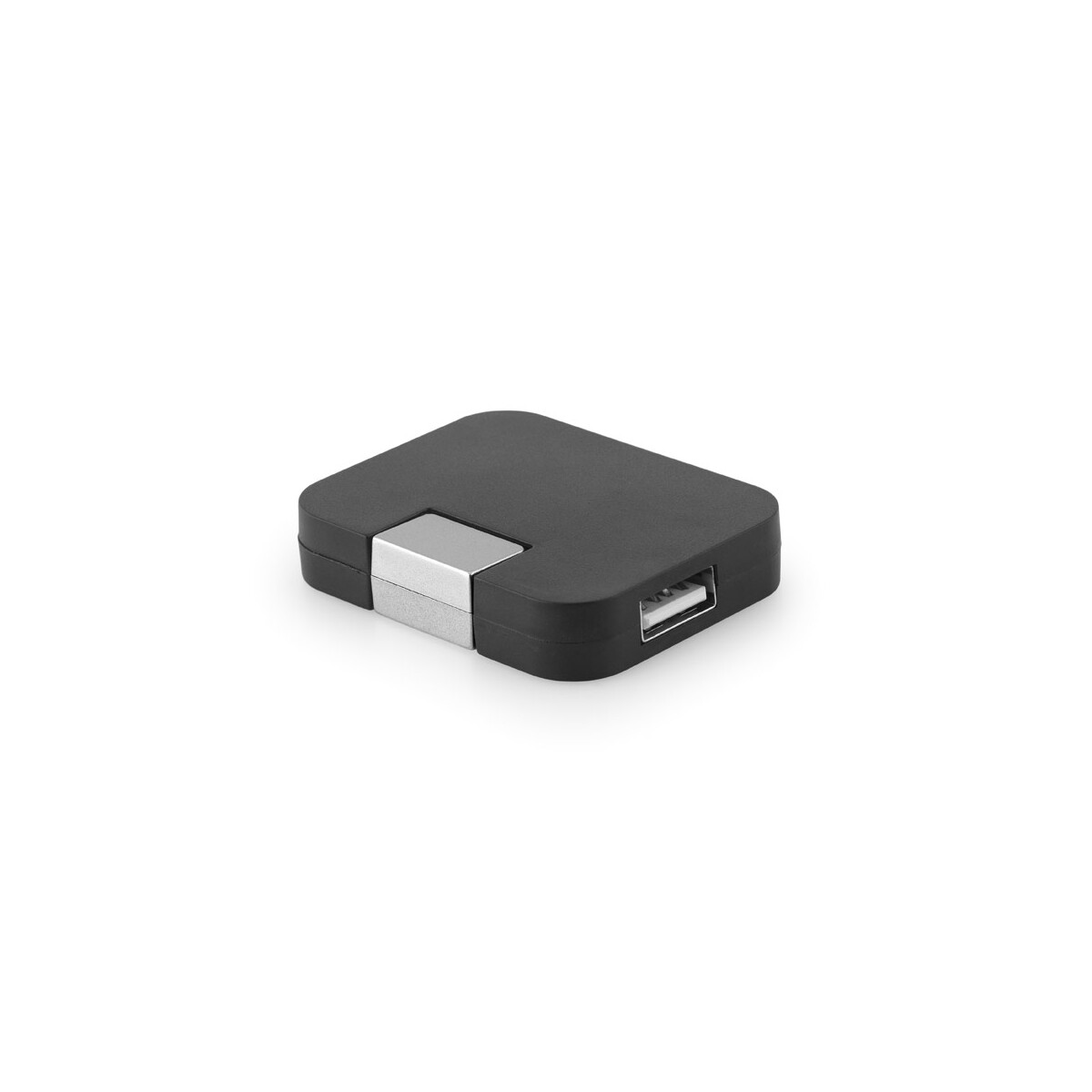 JANNES. HUB z 4 portami USB-A z ABS - czarny 97318_103