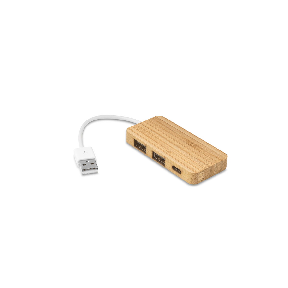 MOSER. HUB z 2 portami USB-A i 1 portem USB-C z bambusa - Naturalny 97127_160