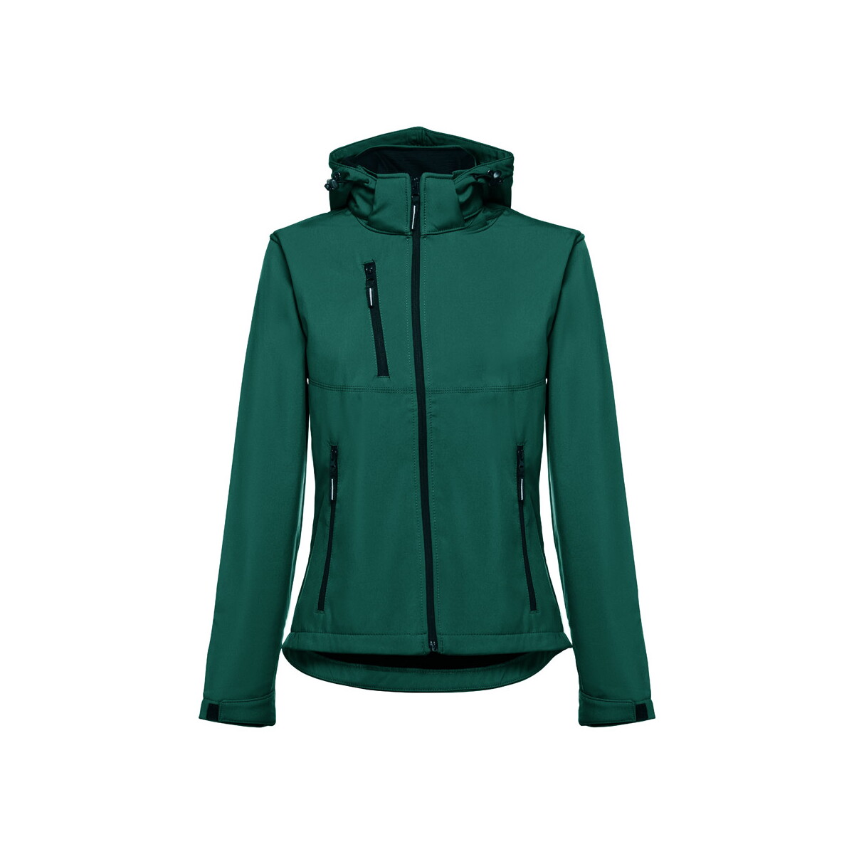 THC ZAGREB WOMEN. Damska kurtka softshell taliowana - Ciemna zielona 30181_129