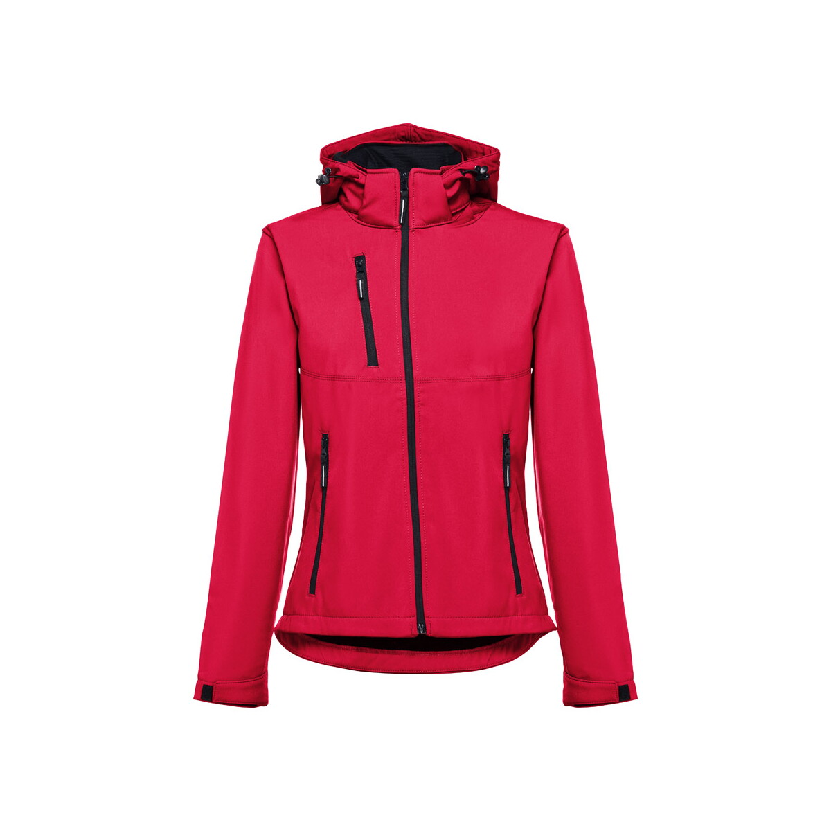 THC ZAGREB WOMEN. Damska kurtka softshell taliowana - Czerwona 30181_105