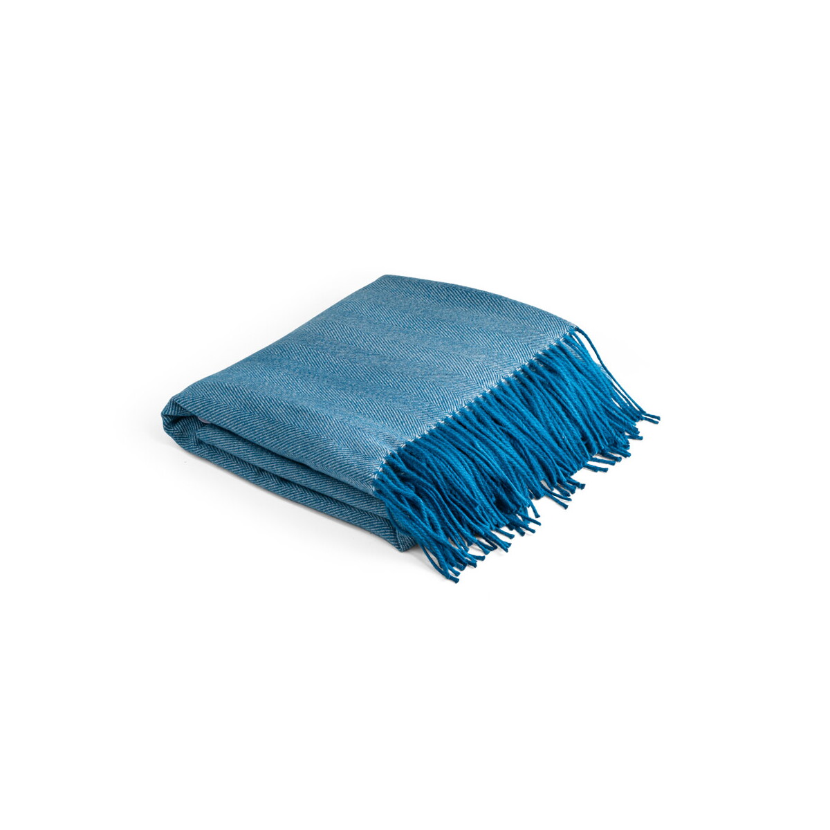 SMOOTH. 100% akrylowy koc ze wstążką i kartą do personalizacji (270 g/m²) - Granatowy 99044_104