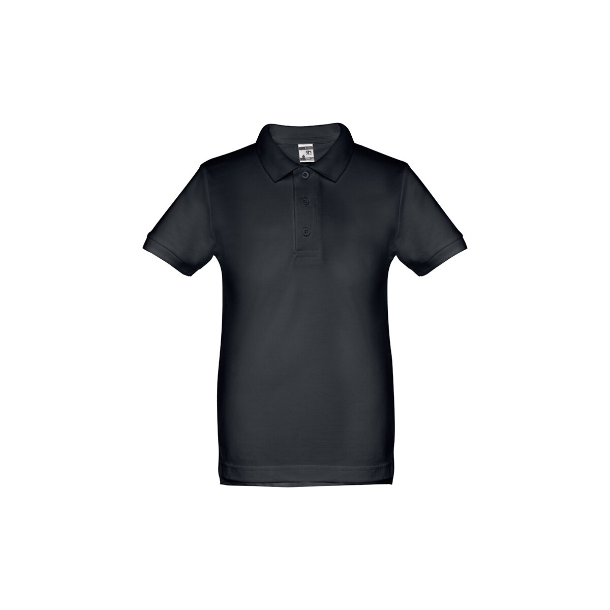 THC ADAM KIDS. Bawełniana koszulka polo z krótkim rękawem dla dzieci (unisex) - Ciemny granat 30173_184-a
