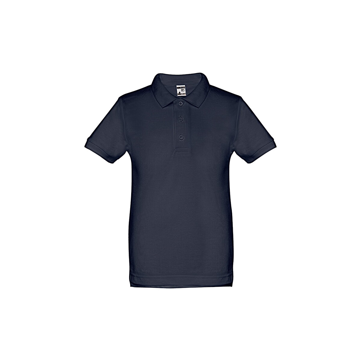 THC ADAM KIDS. Bawełniana koszulka polo z krótkim rękawem dla dzieci (unisex) - Granatowa 30173_104