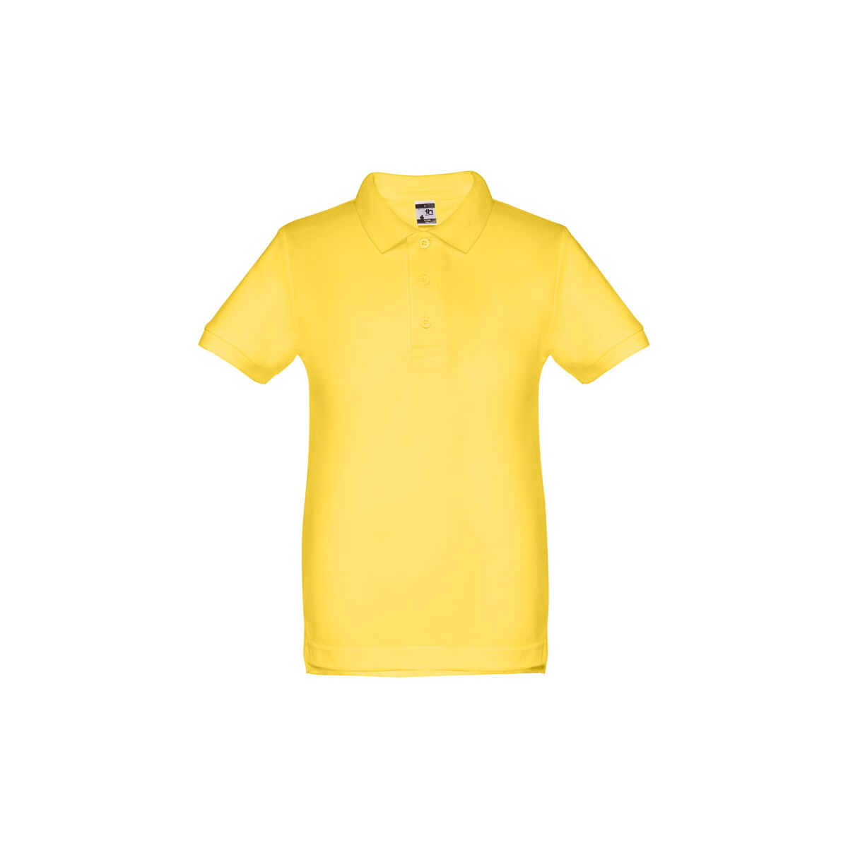 THC ADAM KIDS. Bawełniana koszulka polo z krótkim rękawem dla dzieci (unisex) - Żółta 30173_108