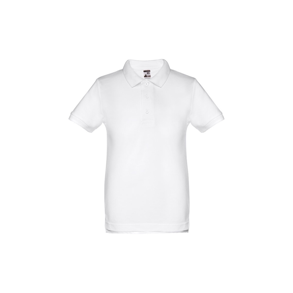 THC ADAM KIDS WH. Koszulka polo z krótkim rękawem dla dzieci (unisex). Kolor biały - Biała 30172_106