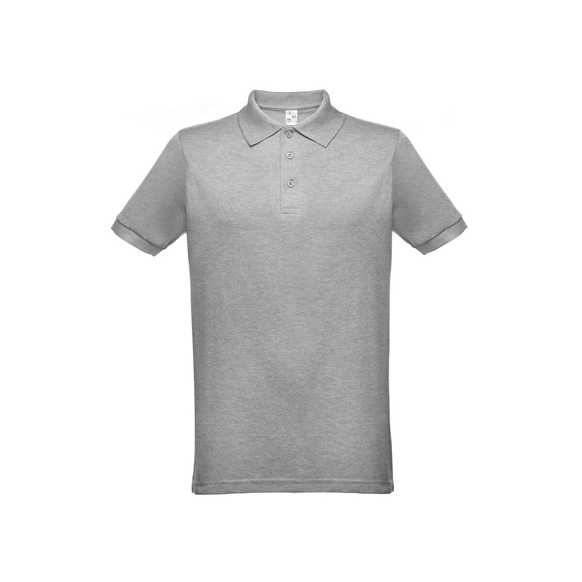 THC BERLIN 3XL. Męski polo t-shirt - Jasnoszary melanż 30268_183