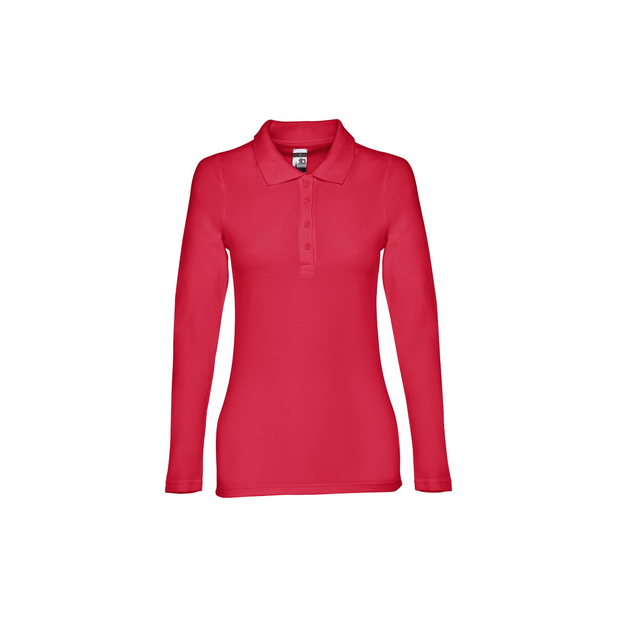 THC BERN WOMEN. Damski t-shirt z długim rękawem - Czerwona 30145_105