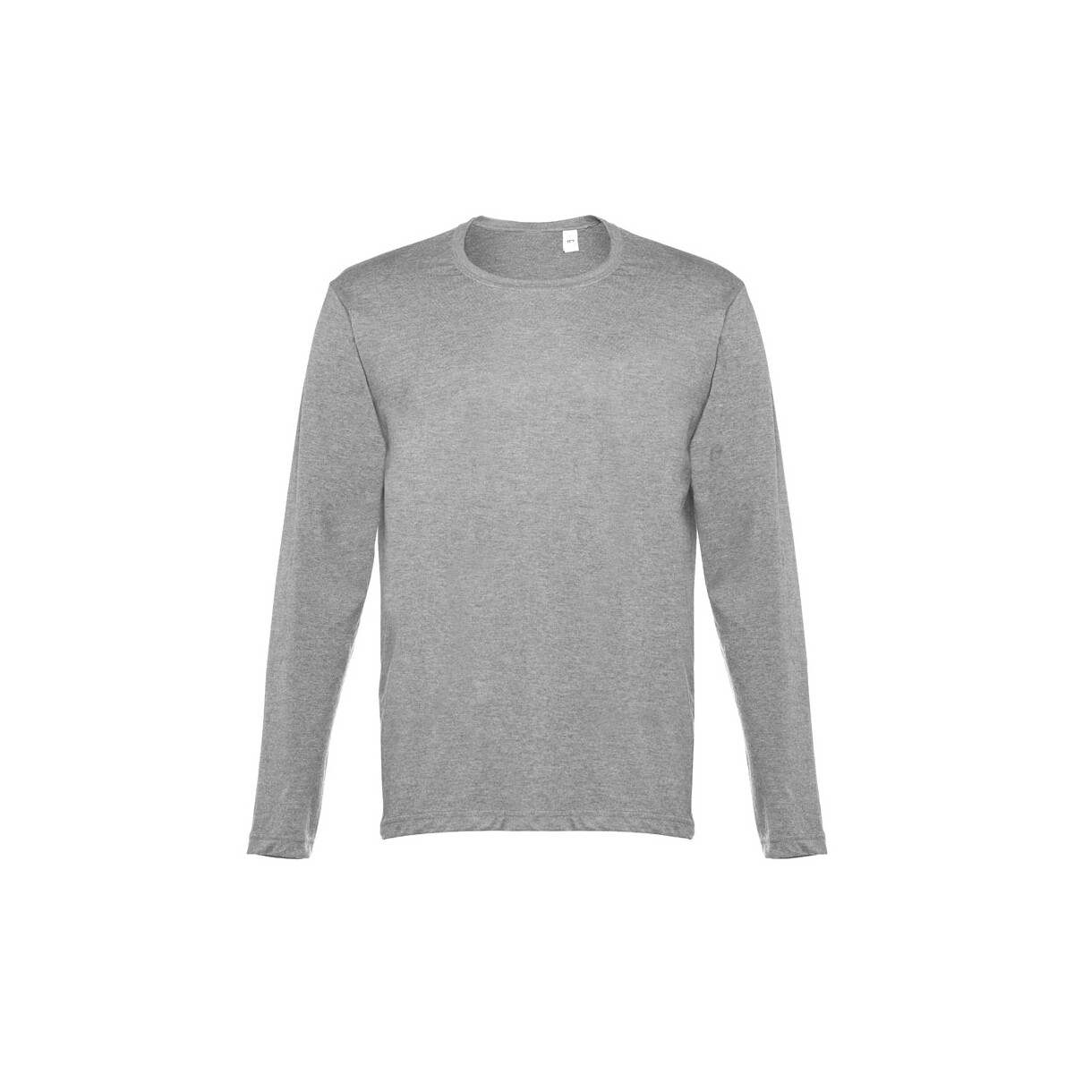 THC BUCHAREST. Męski t-shirt z długim rękawem - jasnoszary melanż 30124_183