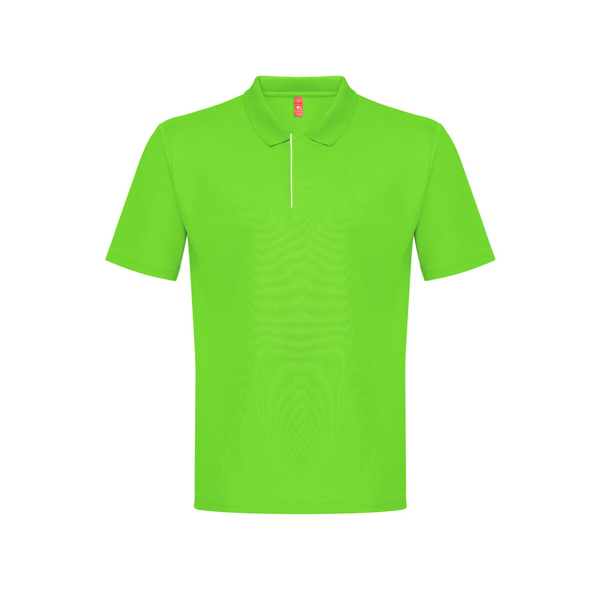 THC DYNAMIC. Męska techniczna koszulka polo - Limonkowo zielona 30290_139