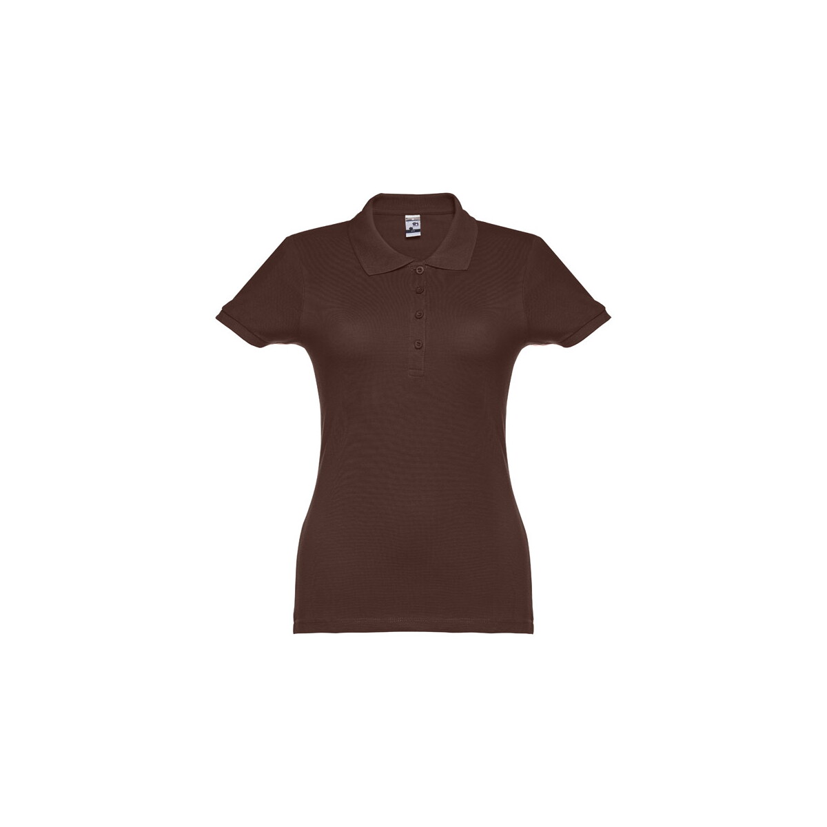 THC EVE. Damski polo t-shirt - Ciemnobrązowy 30135_121