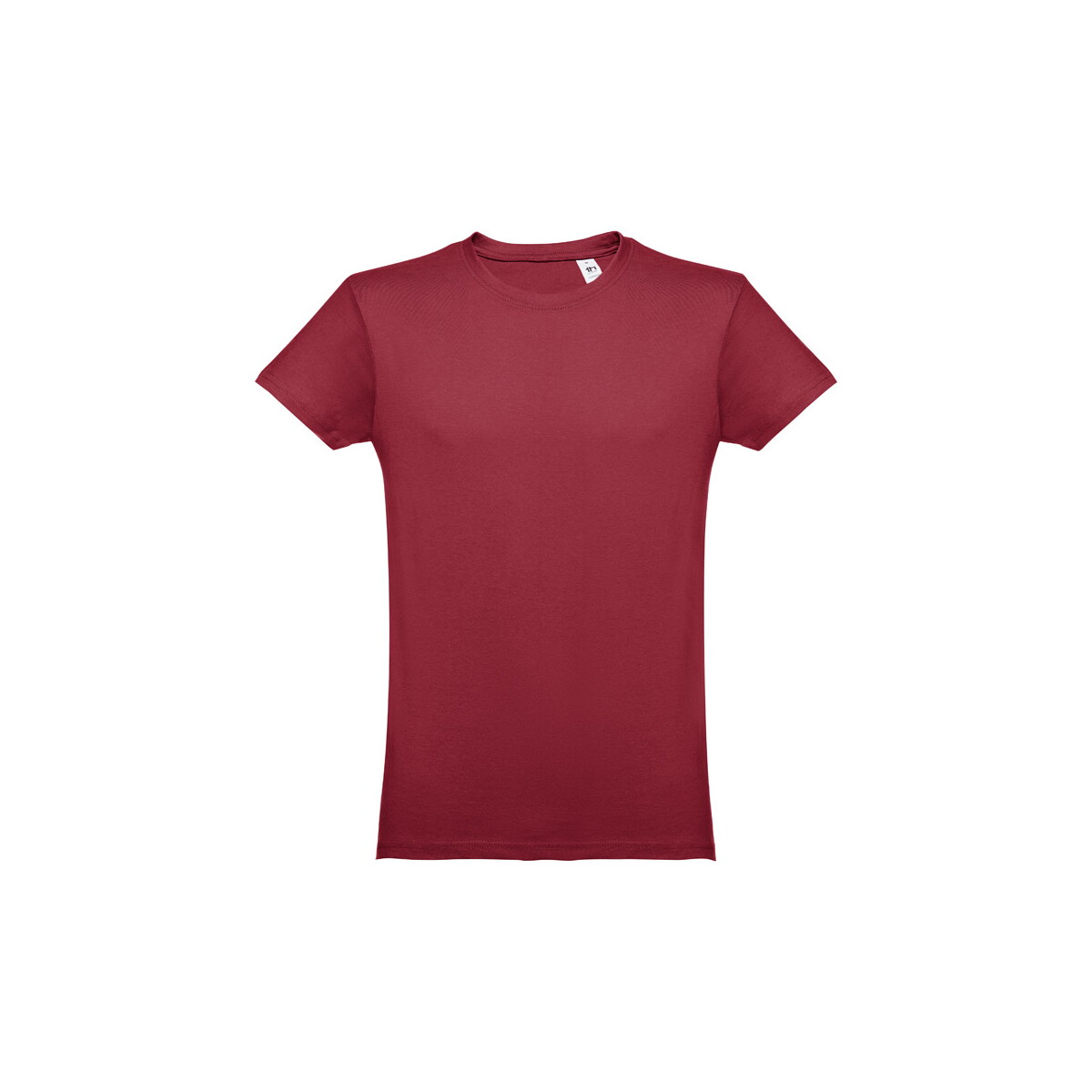 THC LUANDA. T-shirt męski z bawełny rurkowej - Burgund 30102_115