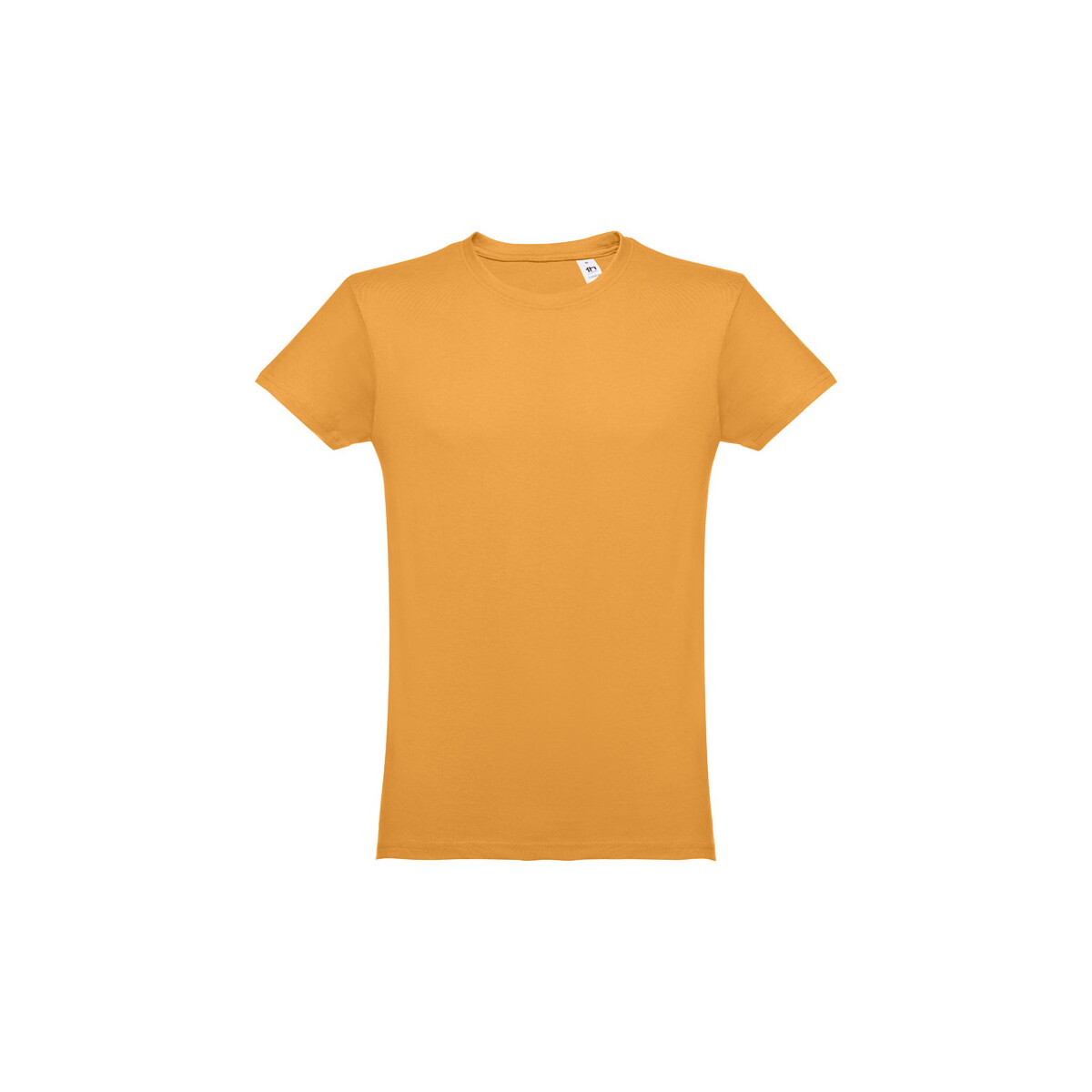 THC LUANDA. T-shirt męski z bawełny rurkowej - Ciemnożółty 30102_118