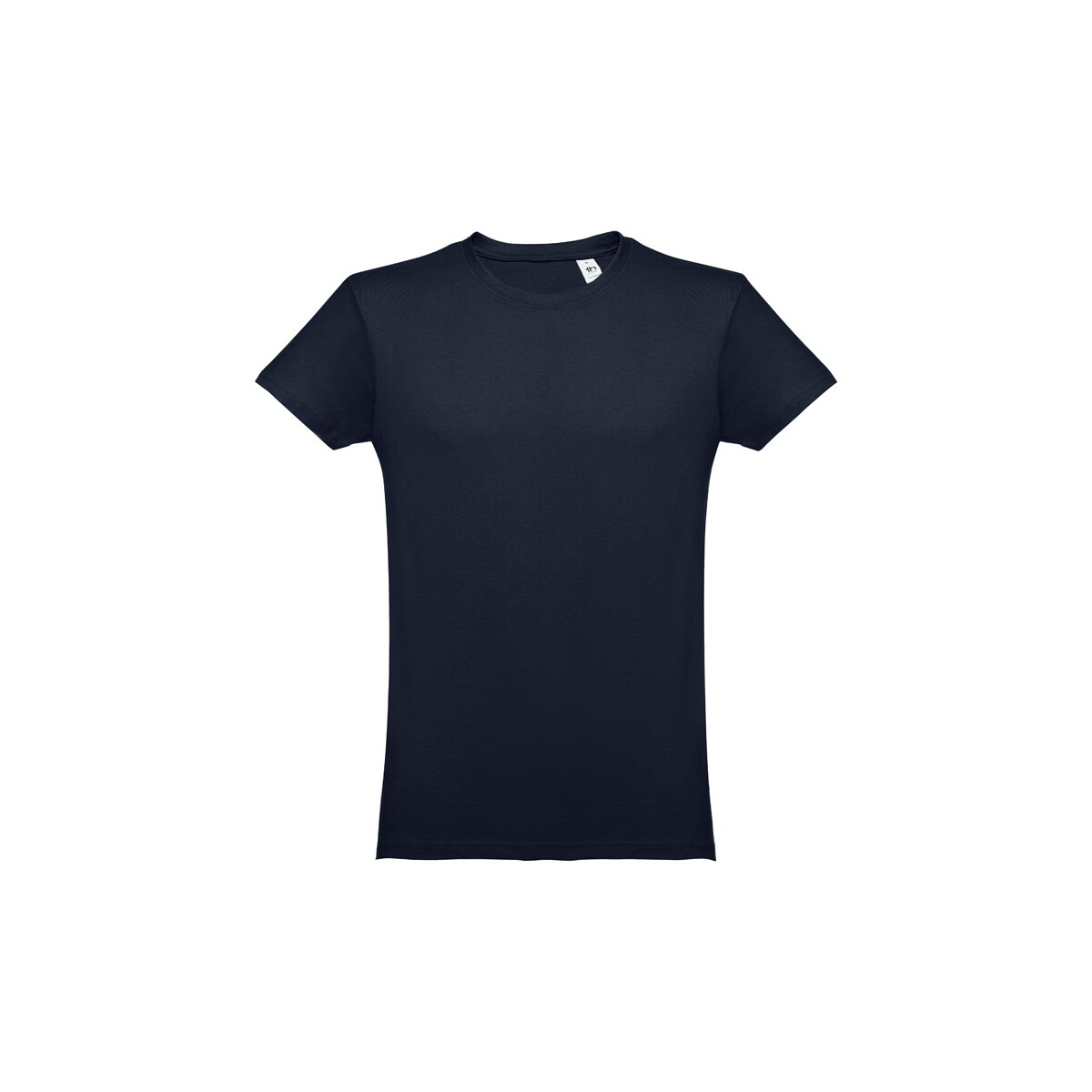 THC LUANDA. T-shirt męski z bawełny rurkowej - Ciemny granat 30102_184
