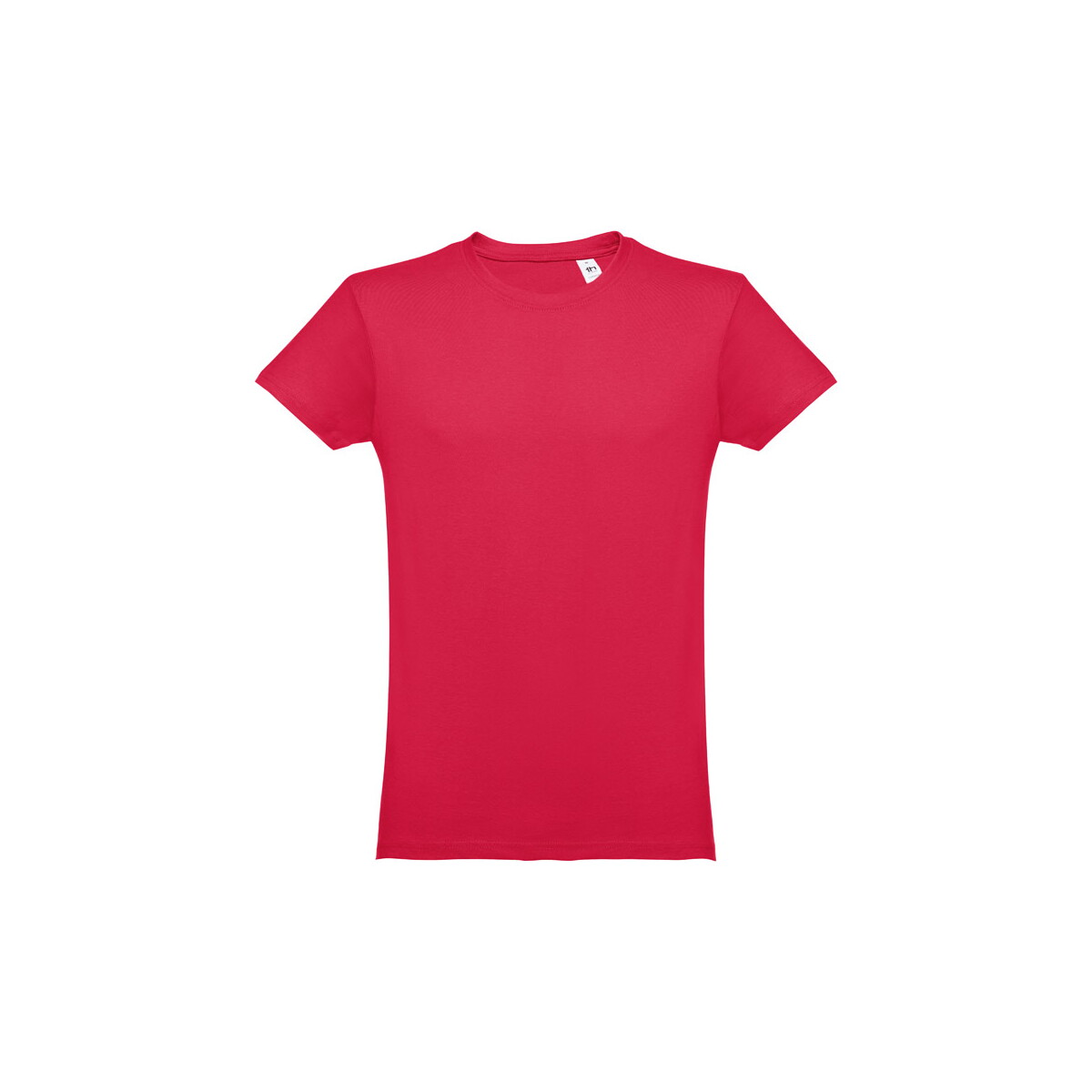 THC LUANDA. T-shirt męski z bawełny rurkowej - Czerwony 30102_105