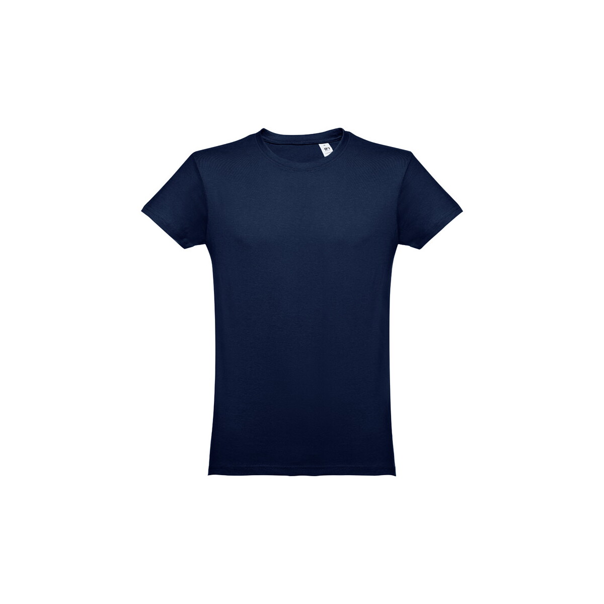 THC LUANDA. T-shirt męski z bawełny rurkowej - granatowy 30102_104