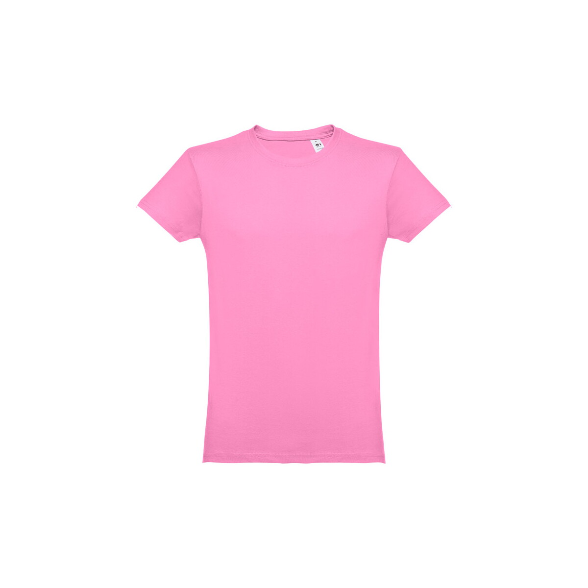 THC LUANDA. T-shirt męski z bawełny rurkowej - Jasnoróżowy 30102_112
