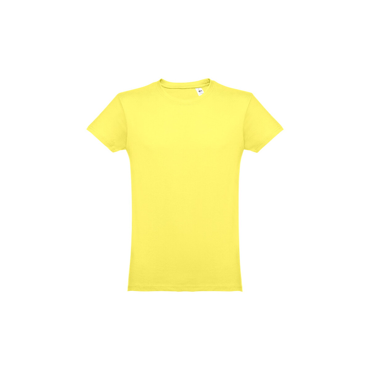 THC LUANDA. T-shirt męski z bawełny rurkowej - limonkowy 30102_148