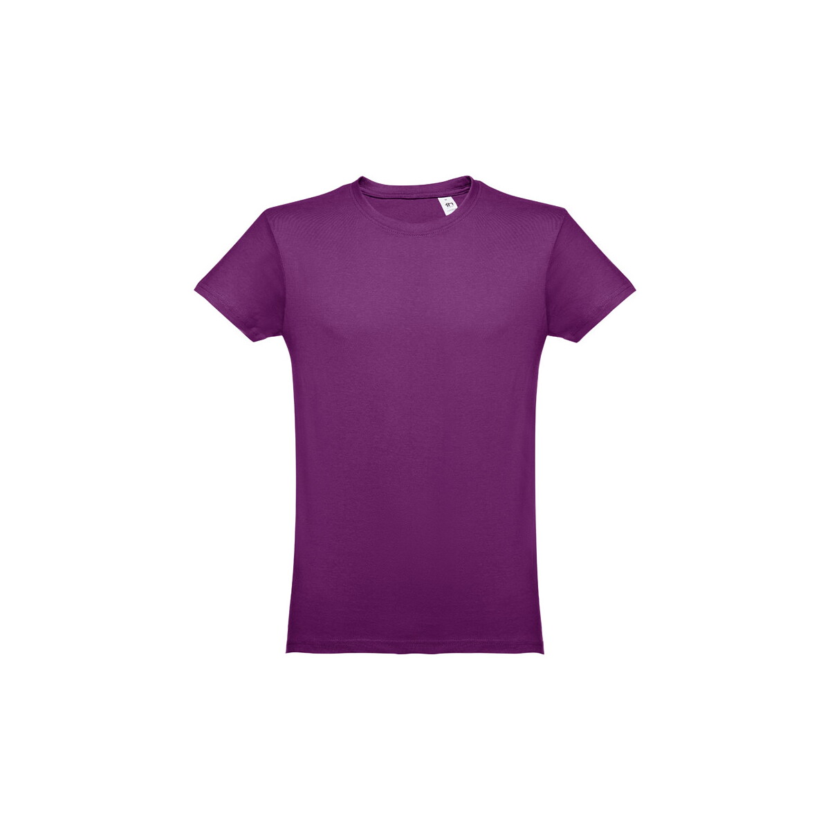 THC LUANDA. T-shirt męski z bawełny rurkowej - purpurowy 30102_132