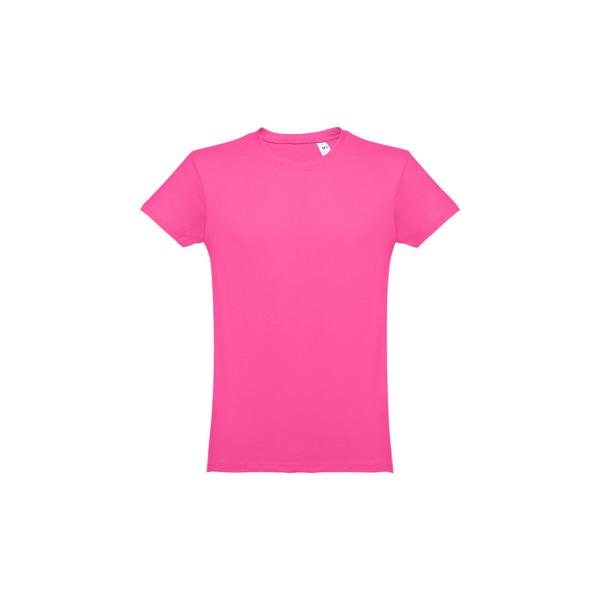 THC LUANDA. T-shirt męski z bawełny rurkowej - Różowy 30102_102