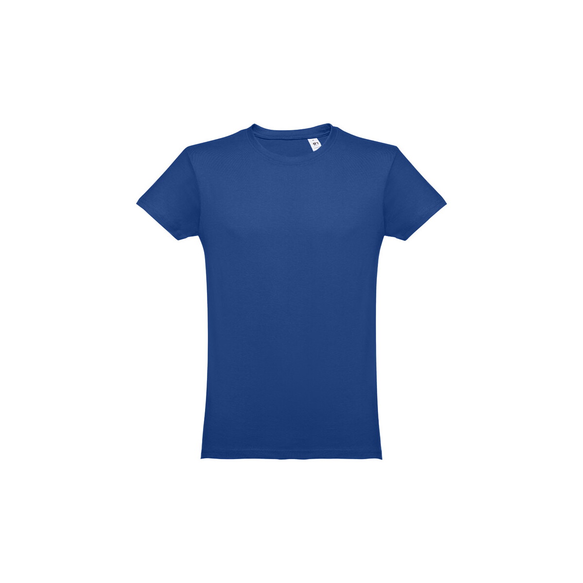 THC LUANDA. T-shirt męski z bawełny rurkowej - Szafirowy 30102_114