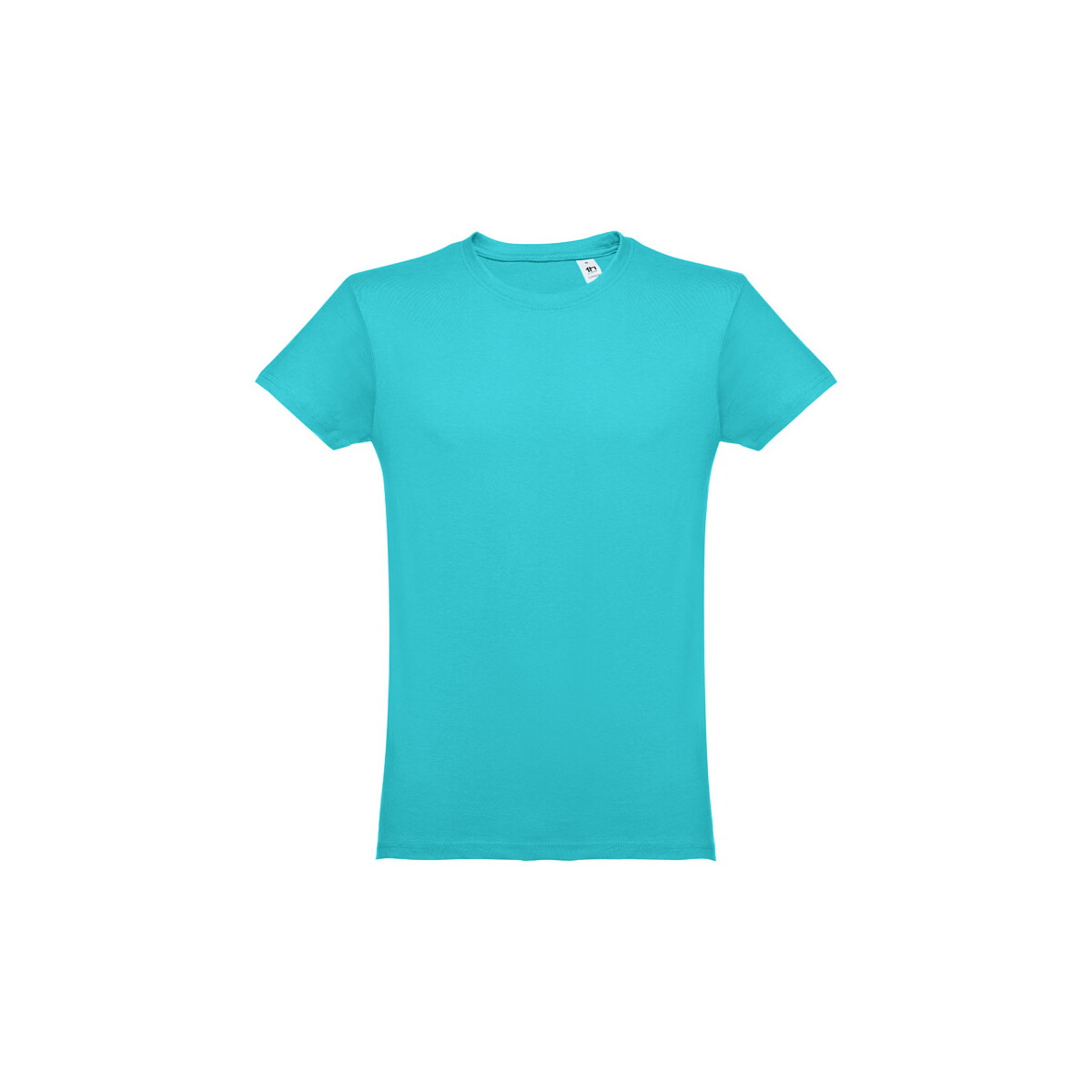 THC LUANDA. T-shirt męski z bawełny rurkowej - turkusowy 30102_144
