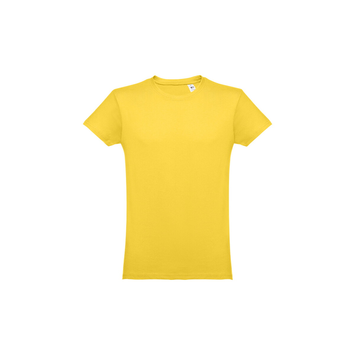 THC LUANDA. T-shirt męski z bawełny rurkowej - żółty 30102_108