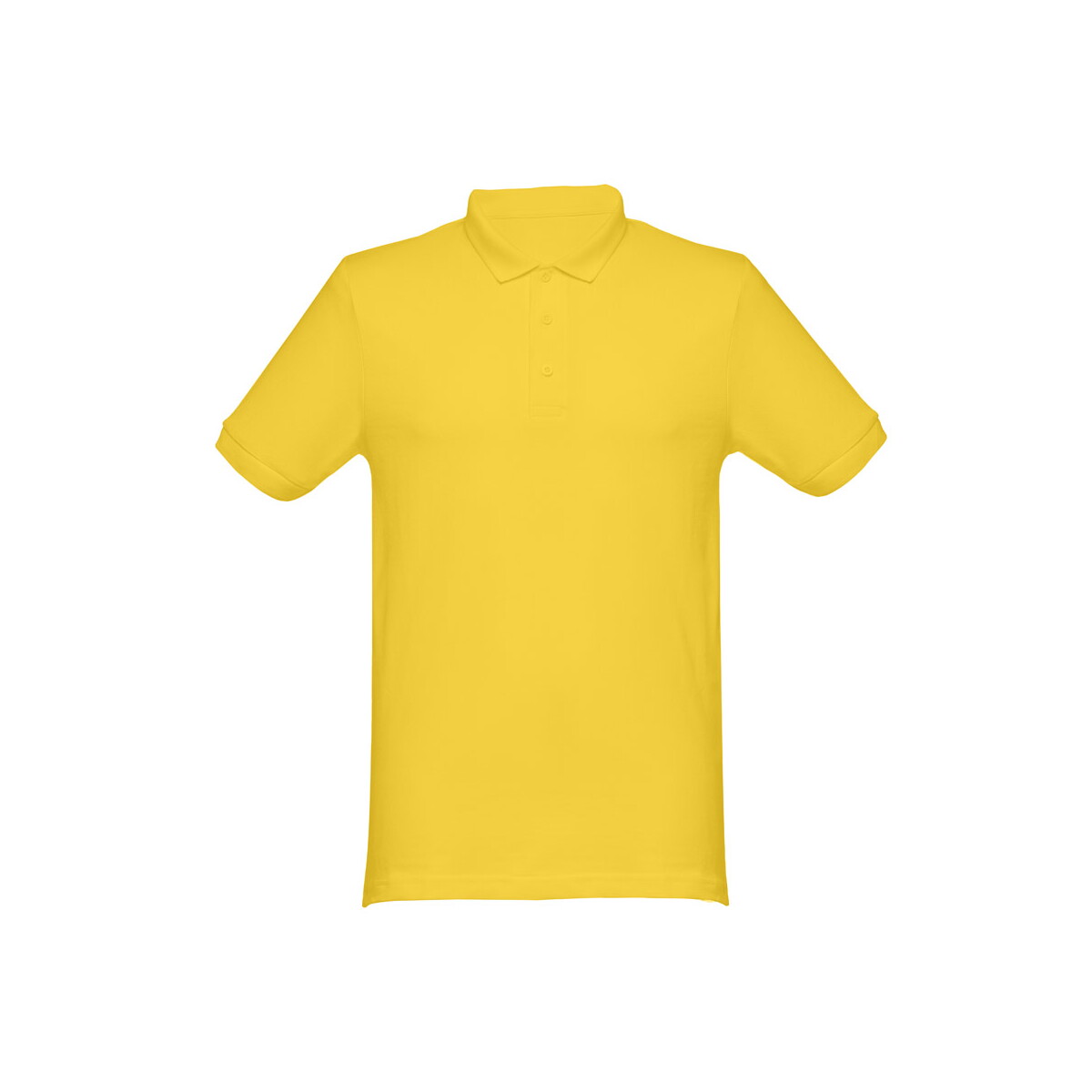 THC MONACO. Męski polo t-shirt - żółty 30188_108