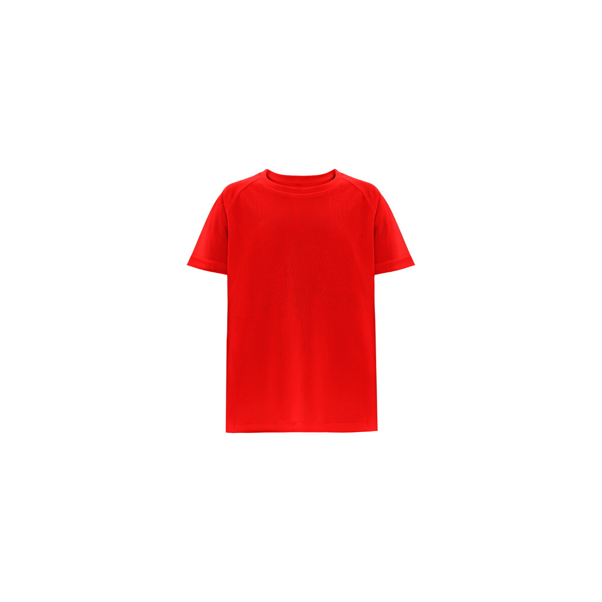 THC MOVE KIDS. T-shirt poliestrowy z krótkim rękawem dla dzieci - Czerwony 30275_105