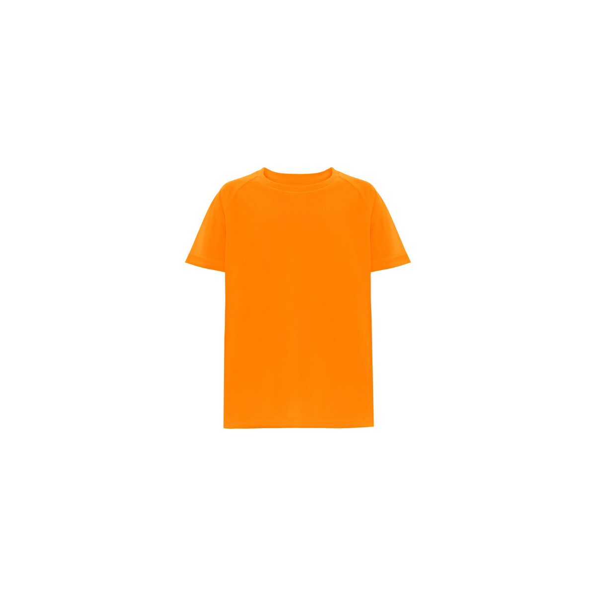 THC MOVE KIDS. T-shirt poliestrowy z krótkim rękawem dla dzieci - Fluorescencyjny pomarańczowy 30275_198
