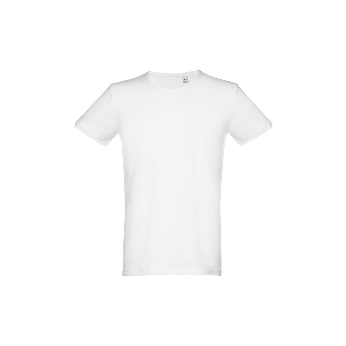 THC SAN MARINO WH. Męski T-shirt z krótkim rękawem z czesanej bawełny. Kolor biały - Biały 30185_106