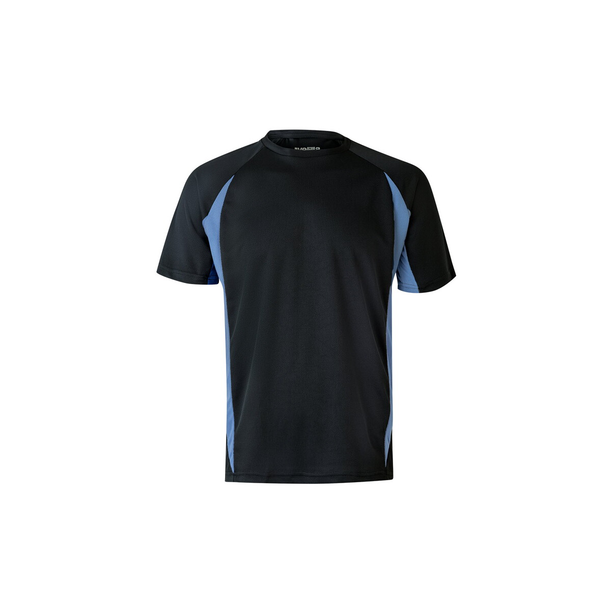 VL SLAYER. Dwukolorowa bluza frotte (260 g/m²) z poliestru (65%) i bawełny (35%) - Czarna/Błękitna 36034_223