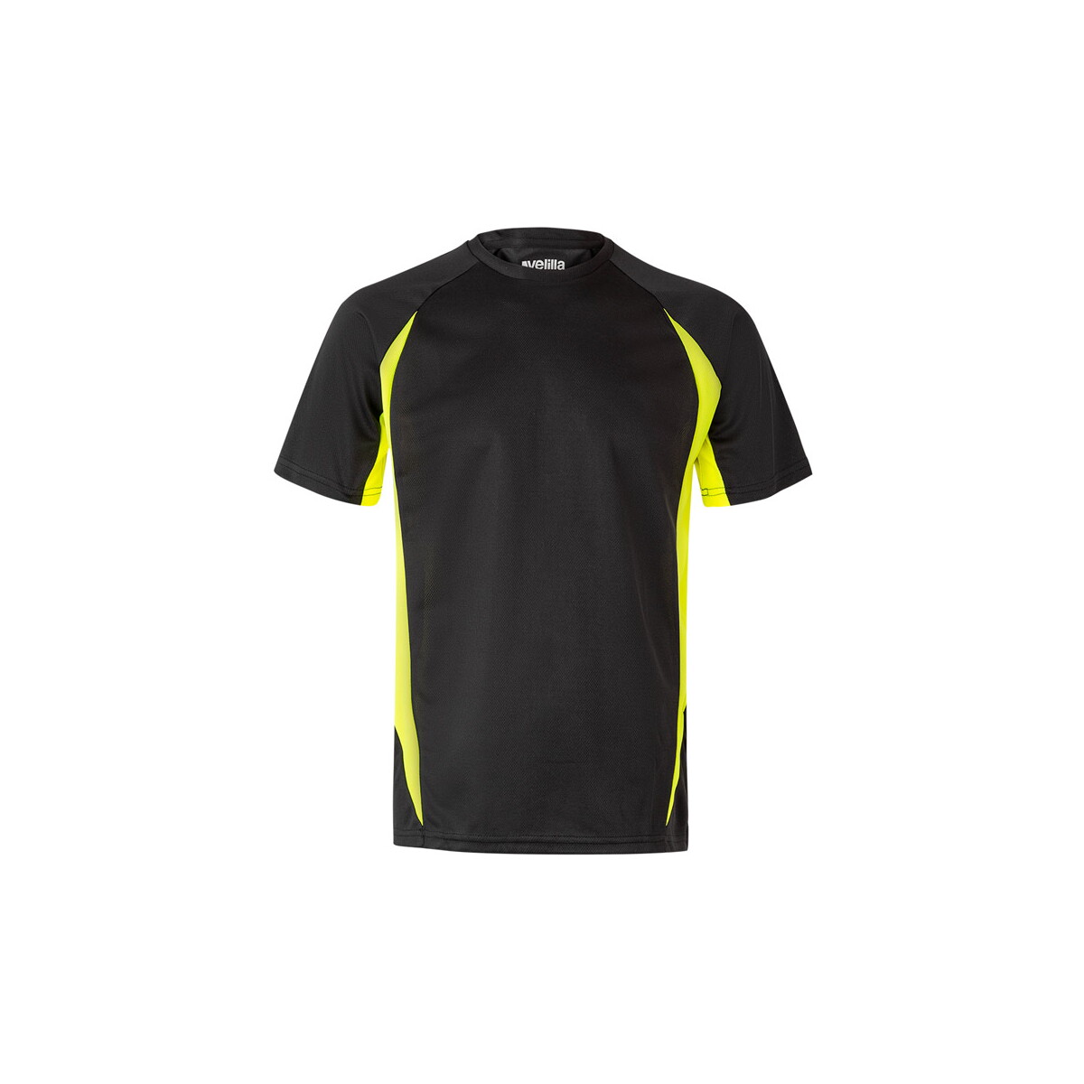 VL SLAYER. Dwukolorowa bluza frotte (260 g/m²) z poliestru (65%) i bawełny (35%) - Czarna/Żółta 36034_203
