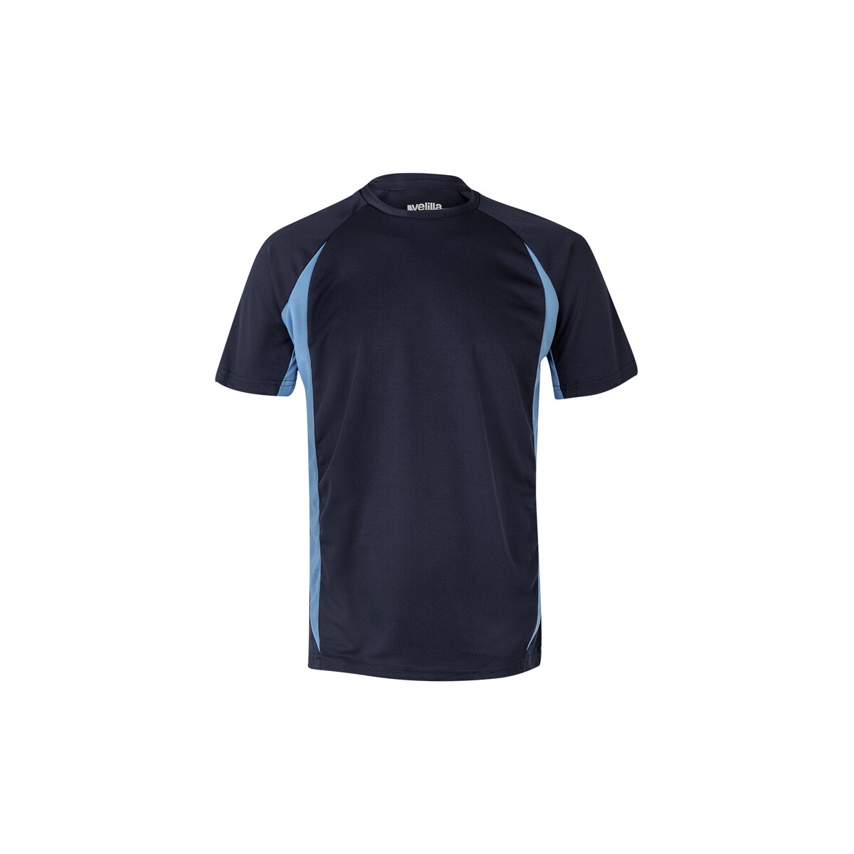 VL SLAYER. Dwukolorowa bluza frotte (260 g/m²) z poliestru (65%) i bawełny (35%) - Granatowa/Błękitna 36034_244