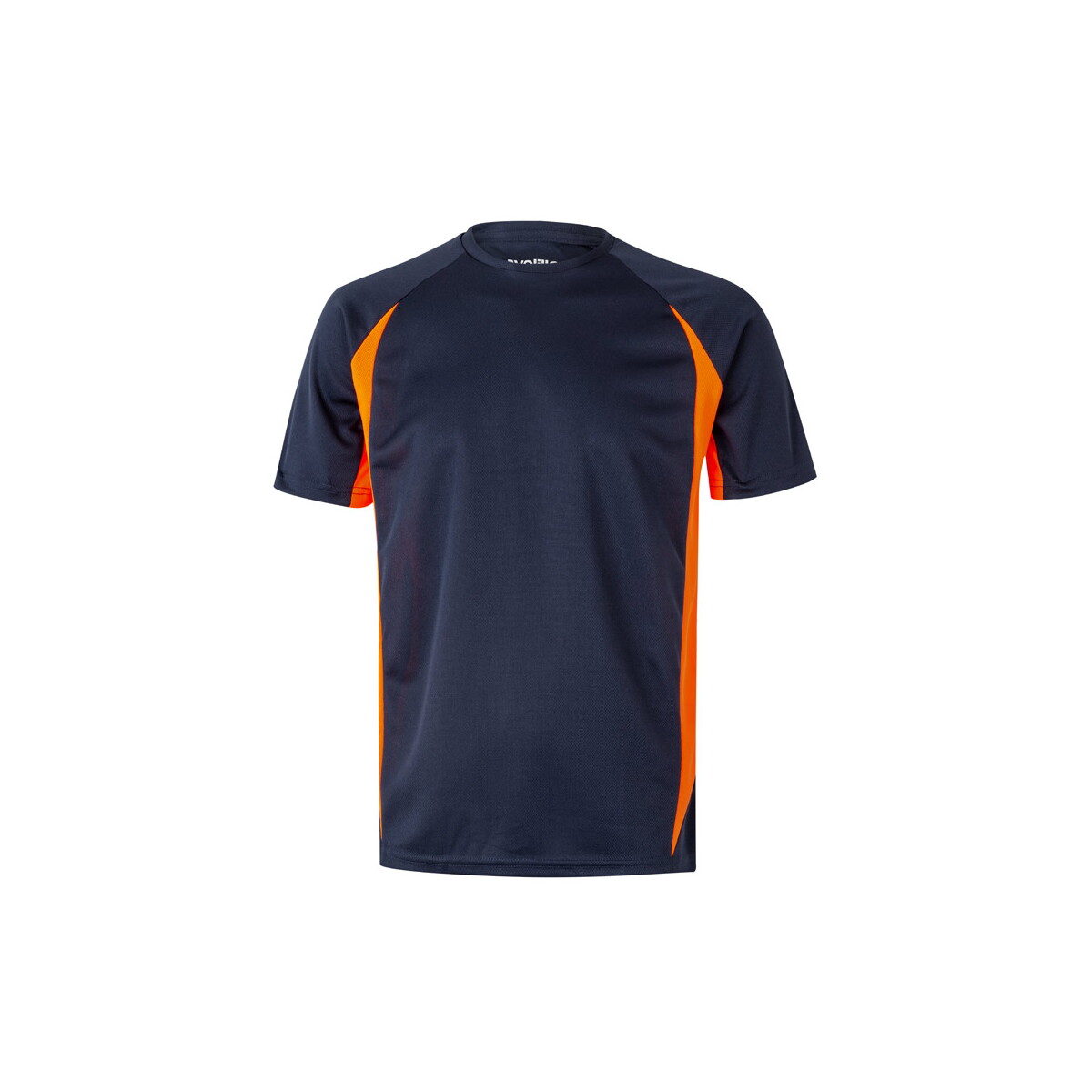 VL SLAYER. Dwukolorowa bluza frotte (260 g/m²) z poliestru (65%) i bawełny (35%) - Granatowa/Pomarańczowa 36034_214