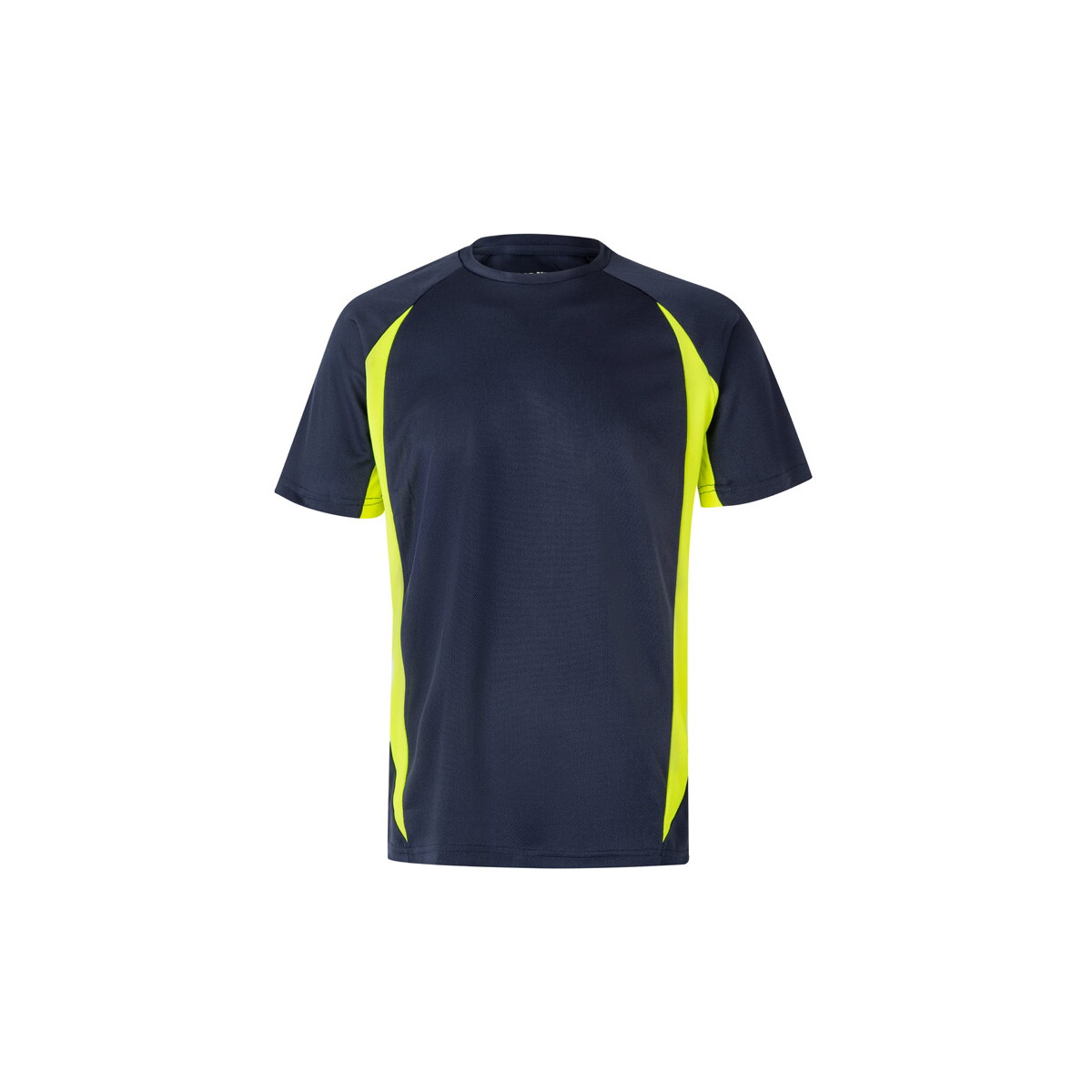 VL SLAYER. Dwukolorowa bluza frotte (260 g/m²) z poliestru (65%) i bawełny (35%) - Granatowa/Żółta 36034_204