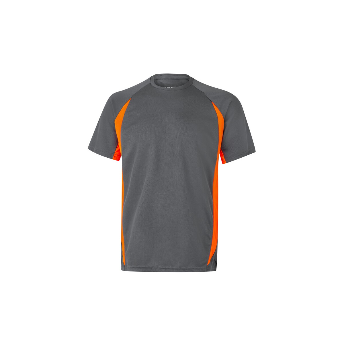 VL SLAYER. Dwukolorowa bluza frotte (260 g/m²) z poliestru (65%) i bawełny (35%) - Szara/Pomarańczowa 36034_217