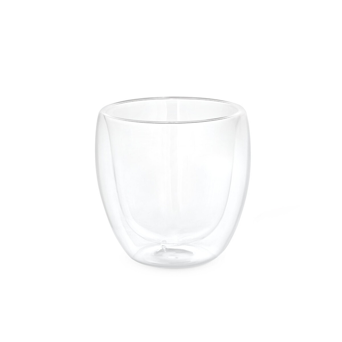 AMERICANO. Szklany kubek izotermiczny 220 ml - transparentny 94785_110
