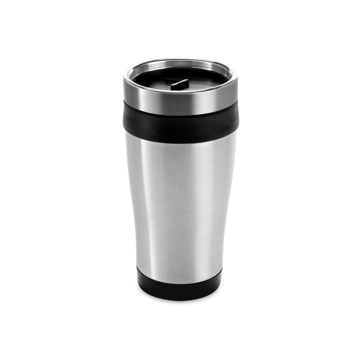 BATUM. Kubek podróżny 420 ml ze stali nierdzewnej i PP - czarny 94625_103
