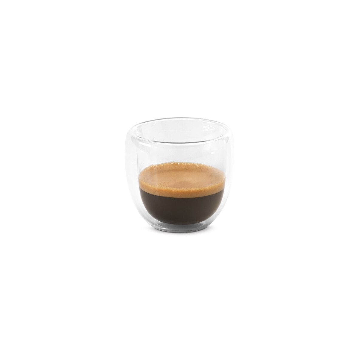 EXPRESSO. Izotermiczny szklany zestaw kawowy z 2 szklankami - Transparentny 93873_110