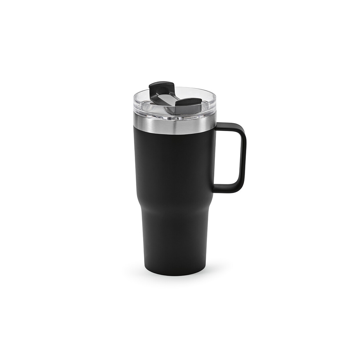 Kubek Neman z recyklingowanej stali nierdzewnej 580 ml - Czarny AMG019_103
