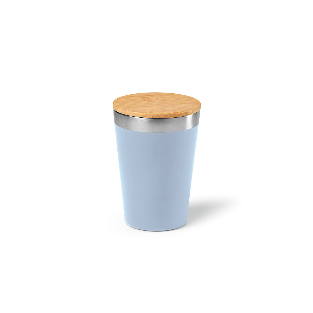Kubek podróżny Don ze stali nierdzewnej z recyklingu 390 ml - Baby blue ACP007_194