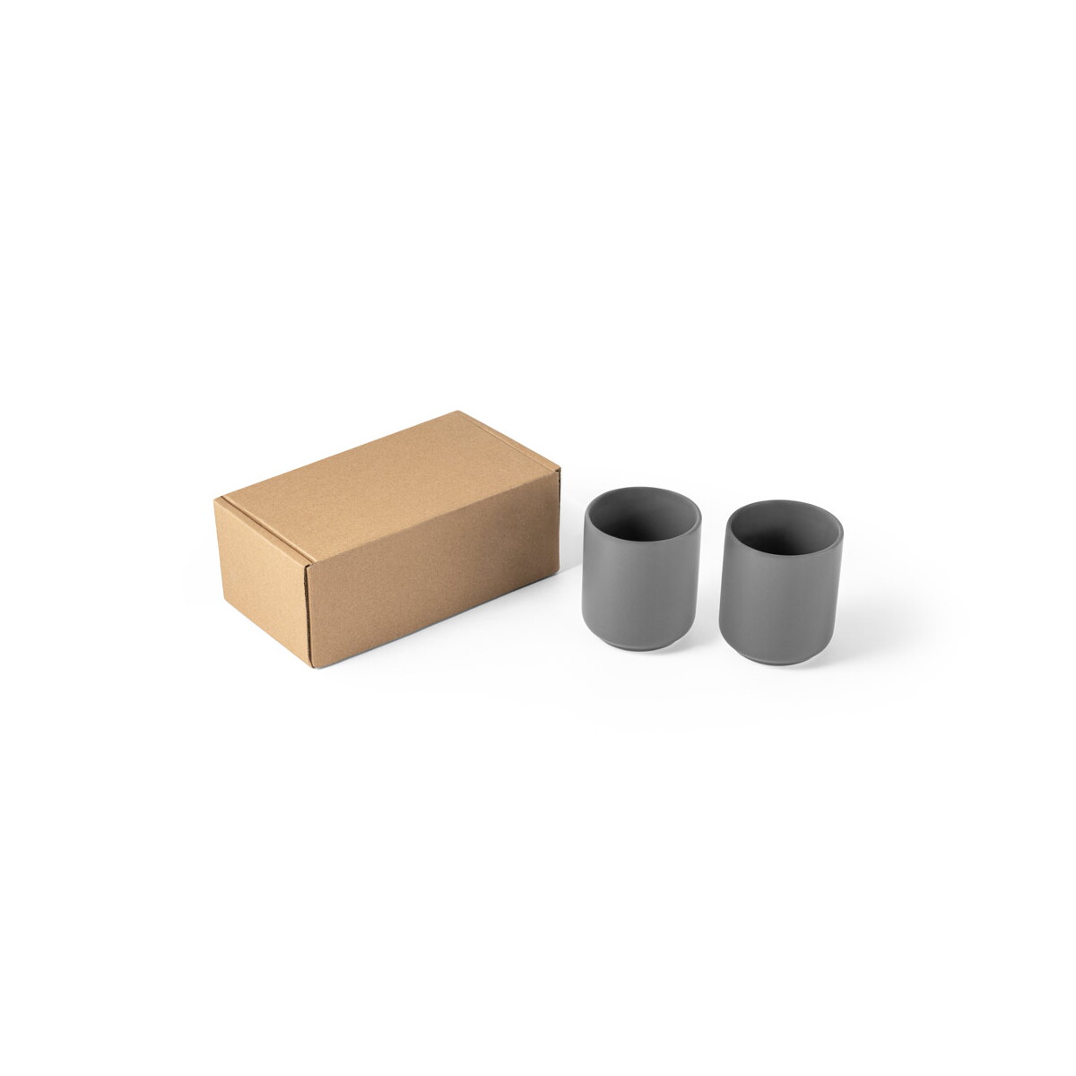 OWENS. Zestaw ceramicznych kubków 280 ml - Ciemne szare 94253_133