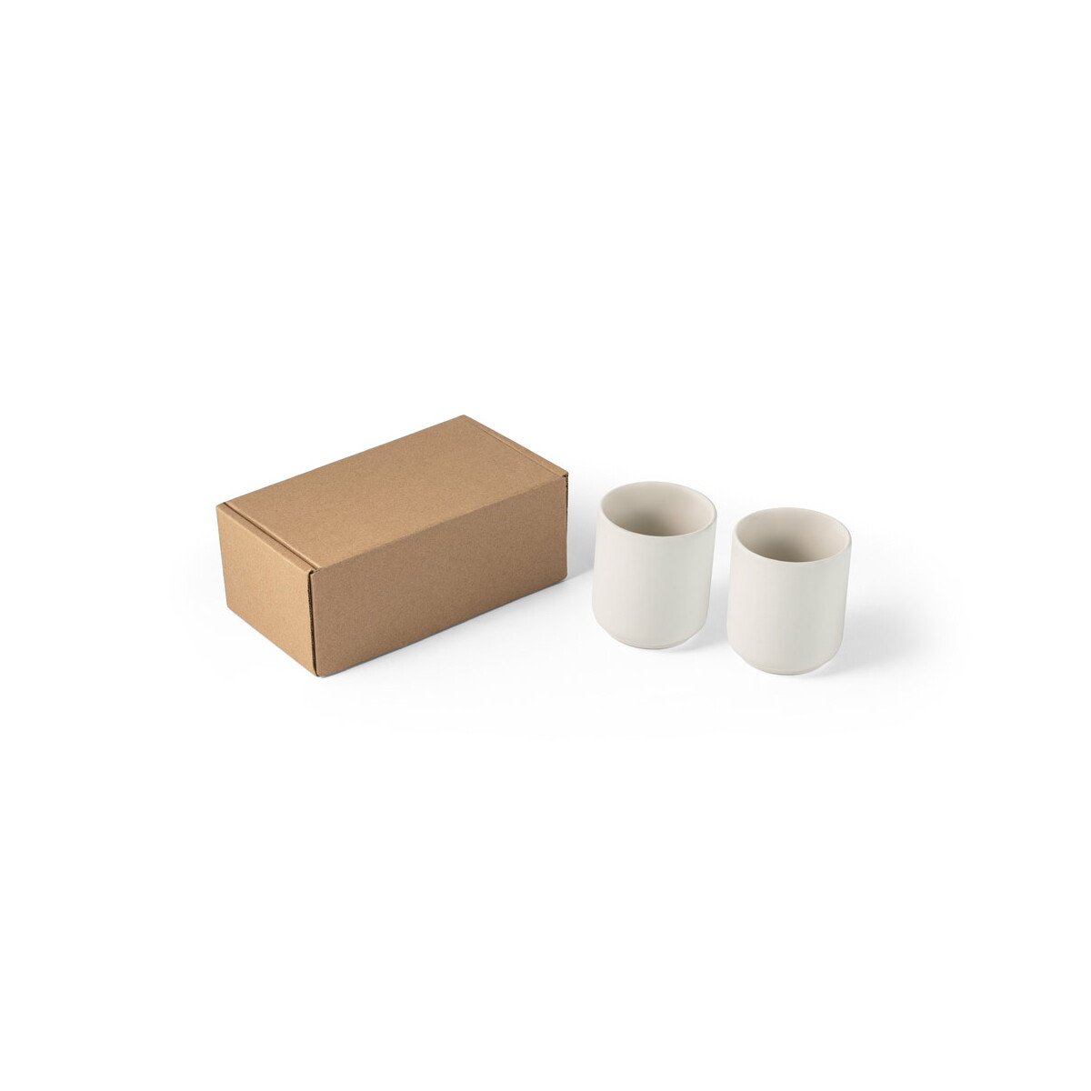 OWENS. Zestaw ceramicznych kubków 280 ml - Pastelowe białe 94253_116