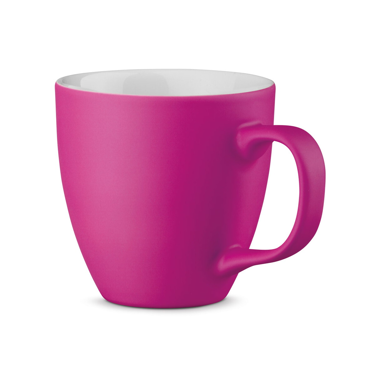 PANTHONY MAT. Porcelanowy kubek z hydroglazurą o pojemności 450 ml - Ciemnoróżowy 94045_122