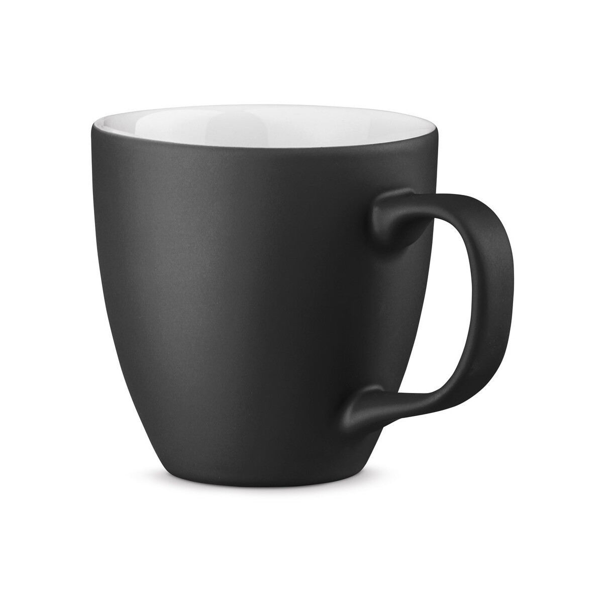 PANTHONY MAT. Porcelanowy kubek z hydroglazurą o pojemności 450 ml - Czarny 94045_103