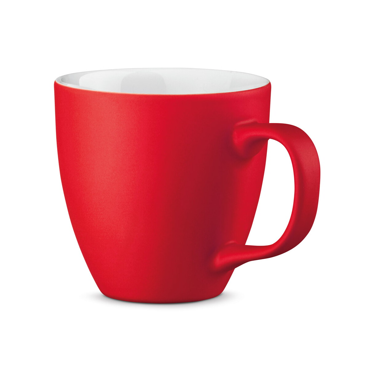 PANTHONY MAT. Porcelanowy kubek z hydroglazurą o pojemności 450 ml - Czerwony 94045_105