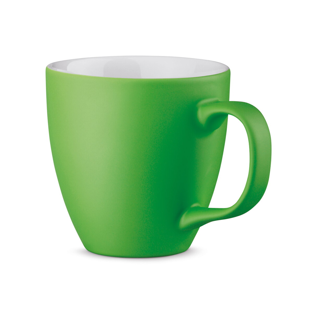 PANTHONY MAT. Porcelanowy kubek z hydroglazurą o pojemności 450 ml - Jasno zielony 94045_119