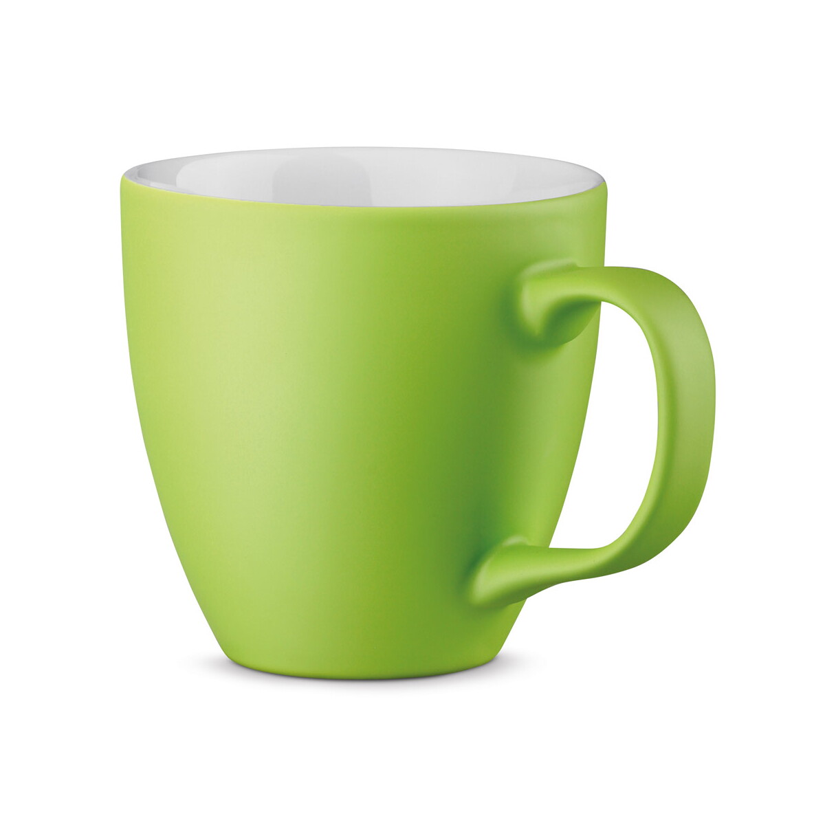 PANTHONY MAT. Porcelanowy kubek z hydroglazurą o pojemności 450 ml - Limonkowy zielony 94045_139