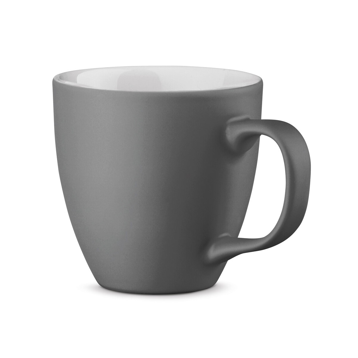 PANTHONY MAT. Porcelanowy kubek z hydroglazurą o pojemności 450 ml - Szary 94045_113