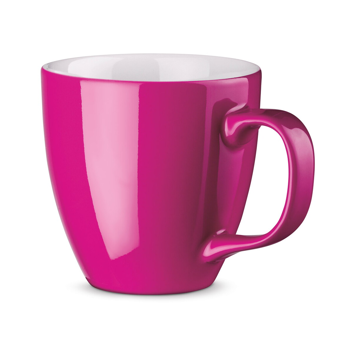 PANTHONY. Porcelanowy kubek z hydroglazurą o pojemności 450 ml - Ciemnoróżowy 94044_122